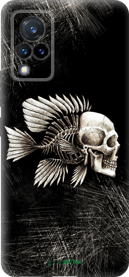 Силиконовый чехол Рыбо-человек для Vivo V21 - 683u-2368 изображение 