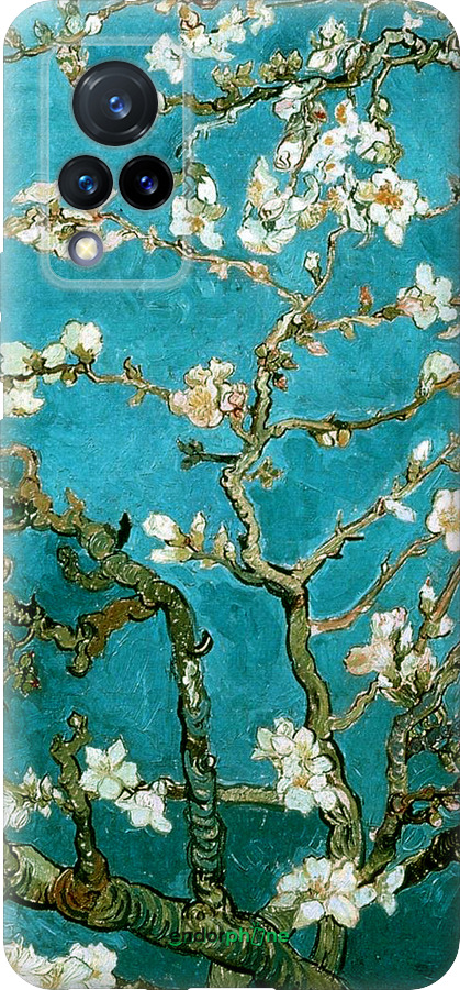 Силиконовый чехол Винсент Ван Гог. Сакура для Vivo V21 - 841u-2368 изображение 