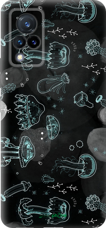 Силиконовый чехол Медузы для Vivo V21 - 906u-2368 изображение 