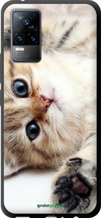 TPU чехол Котик для Vivo V21E - 6024b-2375 изображение 