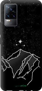 TPU чехол Минималистический горный пейзаж для Vivo V21E - 6438b-2375 изображение 