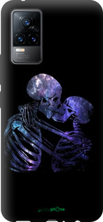 TPU чехол С изображением скелета для Vivo V21E - 6537b-2375 изображение 