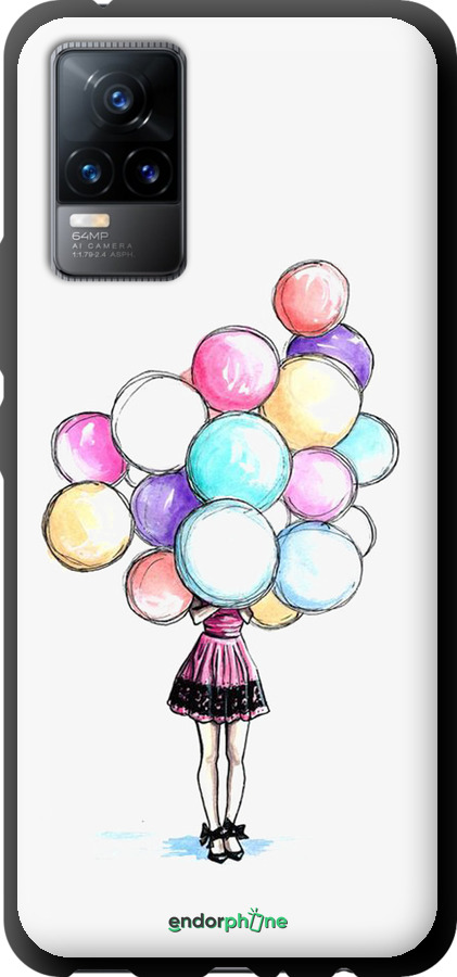 TPU чехол Кульки для Vivo V21E - 4387b-2375 изображение 