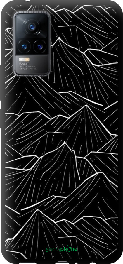 TPU чехол С изображением Темных гор для Vivo V21E - 6489b-2375 изображение 