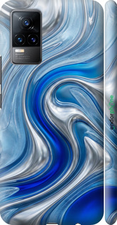 3D пластиковый матовый чехол Liquid Chrome для Vivo V21E - 6781m-2375 изображение 