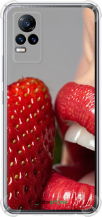Силикон с усиленными углами чехол Наслаждение для Vivo V21E - 6701sp-2375 изображение 