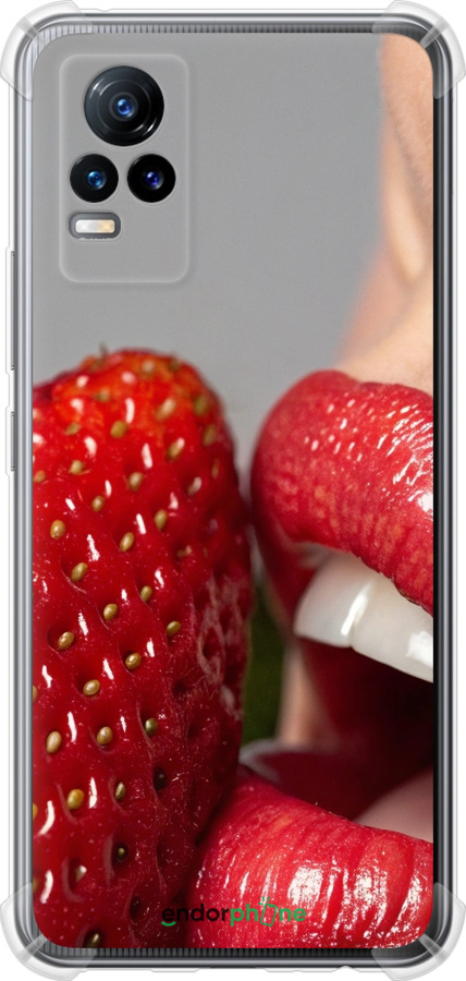 Силикон с усиленными углами чехол Наслаждение для Vivo V21E - 6701sp-2375 изображение 