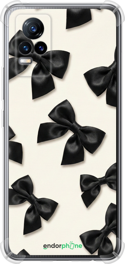 Силіконовий протиударний с посиленими кутами чехол Dark Coquette для Vivo V21E - 6765sp-2375 изображение 