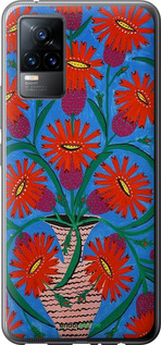 Силиконовый чехол Примаченко для Vivo V21E - 5909u-2375 изображение 