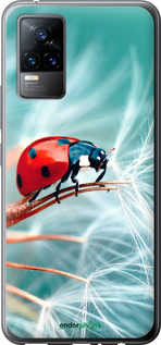 Силиконовый чехол Божья коровка для Vivo V21E - 6049u-2375 изображение 