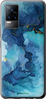 Силиконовый чехол Акварель для Vivo V21E - 6320u-2375 изображение 
