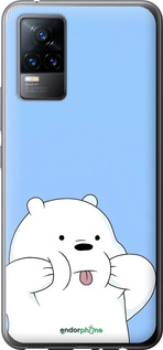 Силиконовый чехол Милый мишка для Vivo V21E - 6357u-2375 изображение 