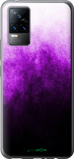 Силиконовый чехол Абстрактная композиция в фиолетовых тонах для Vivo V21E - 6478u-2375 изображение 