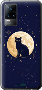 Силиконовый чехол Cute Cat Celestial/Witchy для Vivo V21E - 6787u-2375 изображение 