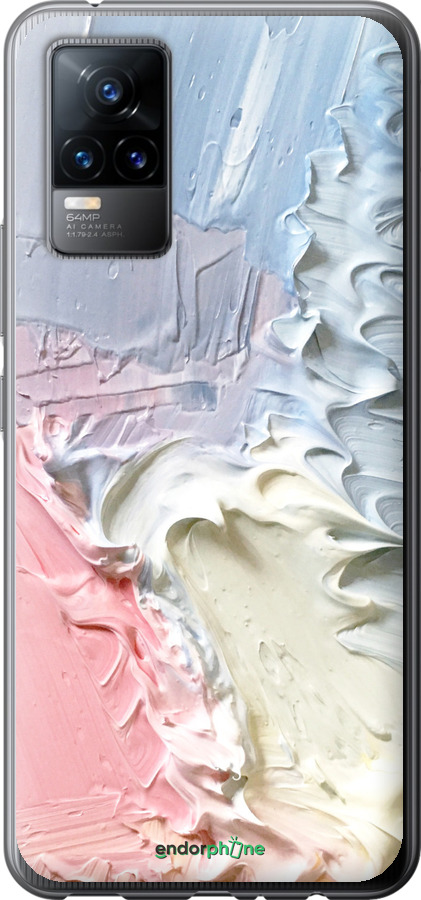 Силиконовый чехол Пастель v1 для Vivo V21E - 3981u-2375 изображение 