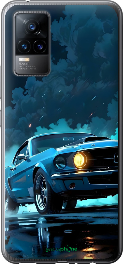 Силіконовий чехол Форд мустанг для Vivo V21E - 6374u-2375 изображение 