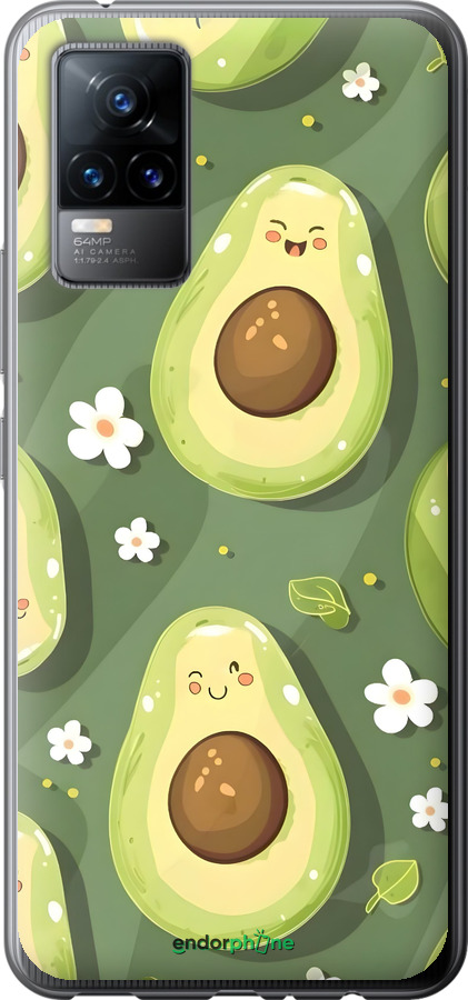 Силіконовий чехол Авокадо для Vivo V21E - 6380u-2375 изображение 