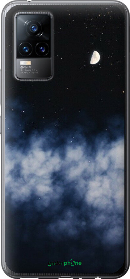 Силиконовый чехол Ночное небо для Vivo V21E - 6450u-2375 изображение 