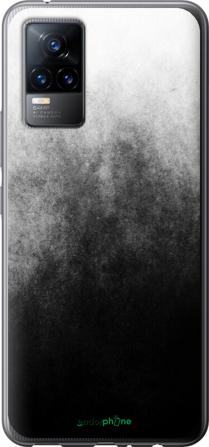 Силиконовый чехол Абстрактная композиция в серых тонах для Vivo V21E - 6477u-2375 изображение 