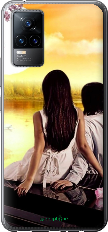 Силиконовый чехол Sunset для Vivo V21E - 6607u-2375 изображение 