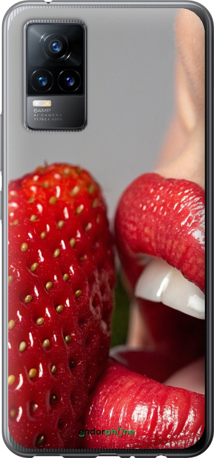 Силиконовый чехол Наслаждение для Vivo V21E - 6701u-2375 изображение 