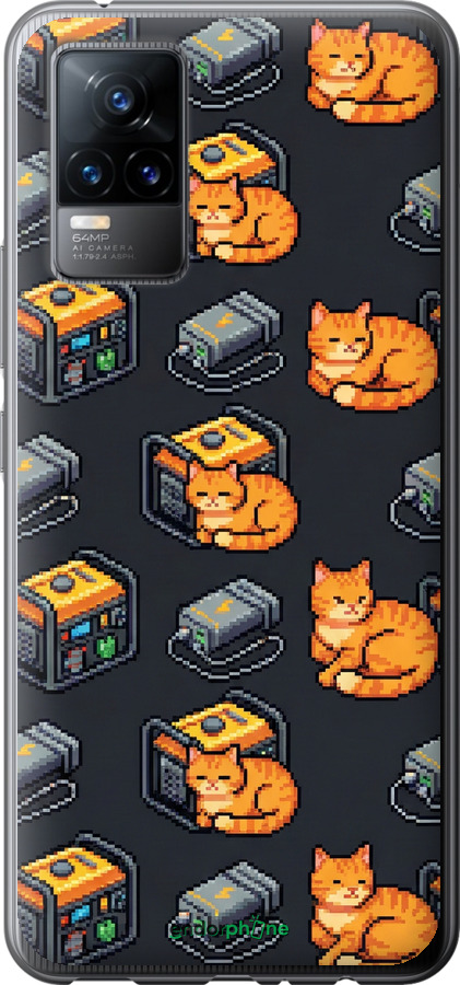 Силиконовый чехол Autonomous Zone для Vivo V21E - 6771u-2375 изображение 