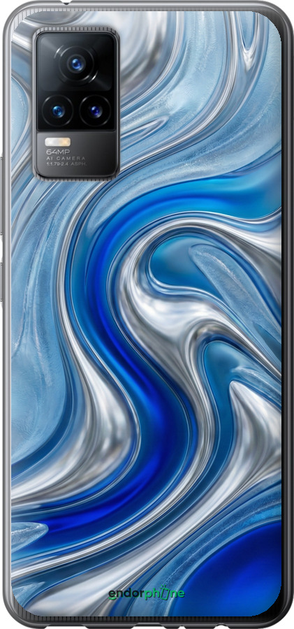 Силіконовий чехол Liquid Chrome для Vivo V21E - 6781u-2375 изображение 