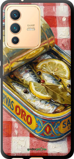 TPU чехол Vintage Sardine Tin Phone для Vivo V23 - 6772b-2642 изображение 