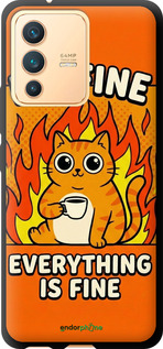 TPU чехол 'Funny Cat' для Vivo V23 изображение 5