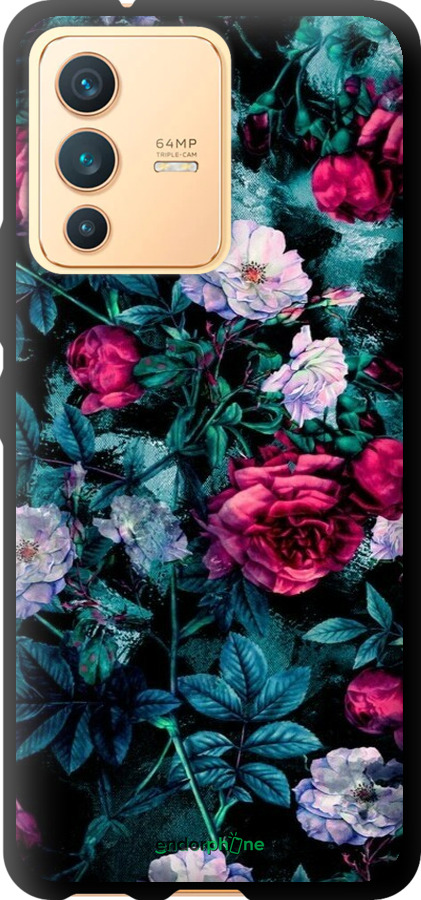 TPU чехол Сад та троянди для Vivo V23 - 6483b-2642 изображение 