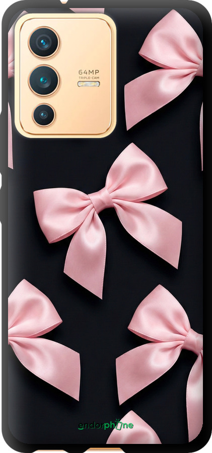 TPU чехол Coquette Ribbons Dark Coquette для Vivo V23 - 6767b-2642 изображение 
