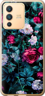 Силиконовый чехол Сад и розы для Vivo V23 - 6483u-2642 изображение 