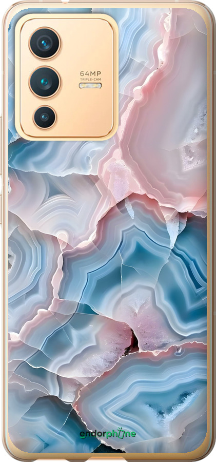Силиконовый чехол Мрамор для Vivo V23 - 6306u-2642 изображение 