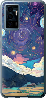 Силіконовий чехол Креативний арт для Vivo V23e - 6322u-2641 изображение 