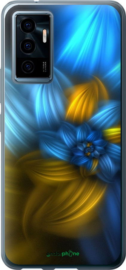 

Силіконовий чохол "Візерунок 46" для Vivo V23e, Синій