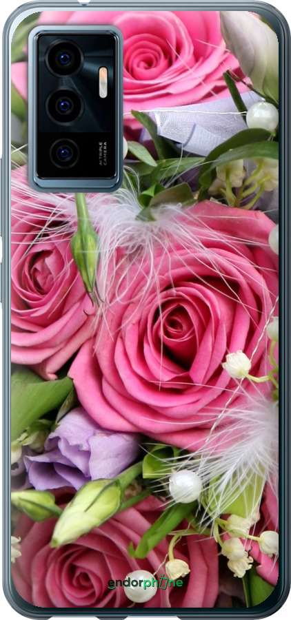 

Силіконовий чохол "Ніжність" для Vivo V23e, Рожевий