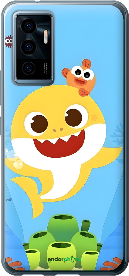 Силіконовий чехол Бейби Шарк для Vivo V23e - 6303u-2641 изображение 
