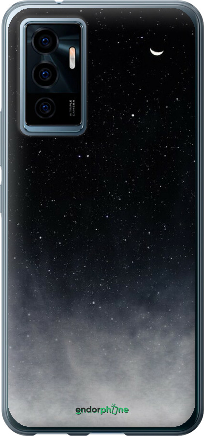 Силиконовый чехол Сині хмари, Синій місяць для Vivo V23e - 6396u-2641 изображение 