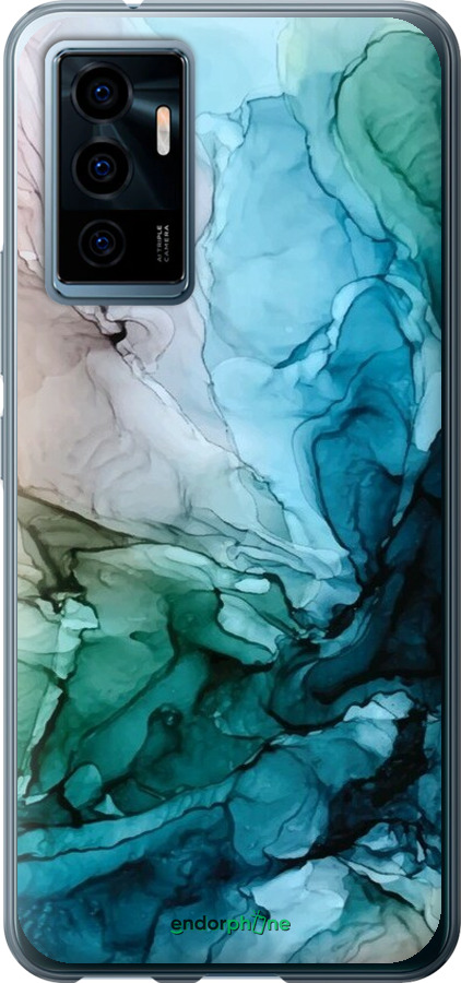 Силиконовый чехол С красочной абстрактной картиной Соленые берега для Vivo V23e - 6405u-2641 изображение 