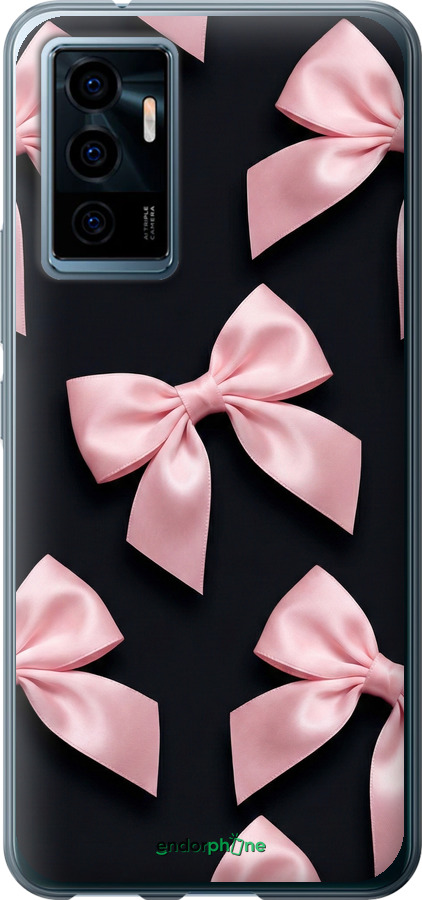 Силиконовый чехол Coquette Ribbons Dark Coquette для Vivo V23e - 6767u-2641 изображение 