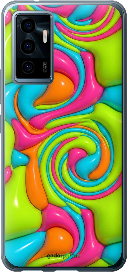 Силиконовый чехол Y2K Jelly Dream для Vivo V23e - 6780u-2641 изображение 