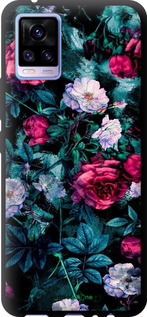 TPU чехол Сад и розы для Vivo V20 - 6483b-2127 изображение 