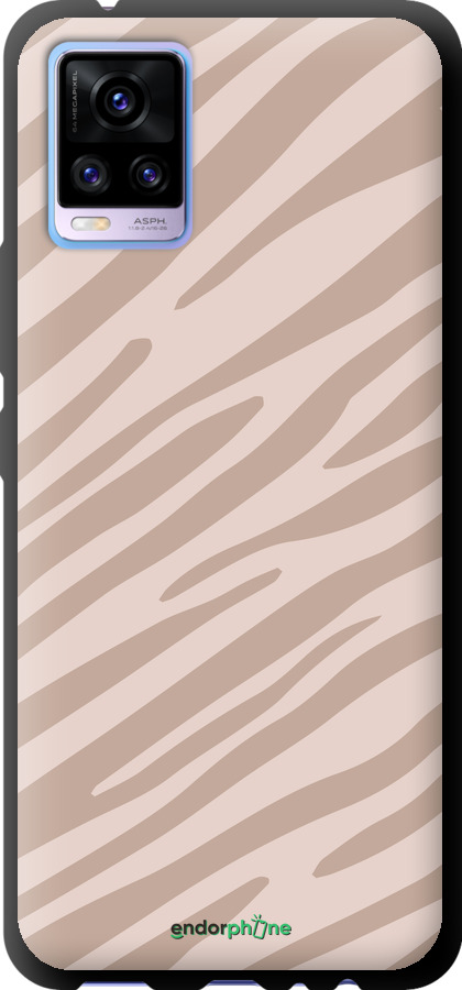 TPU чехол Зебра беж для Vivo V20 - 4875b-2127 изображение 
