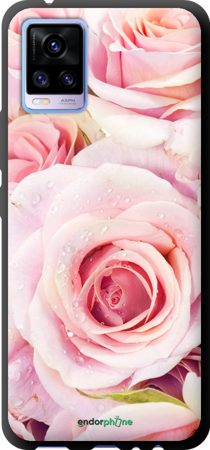 TPU чехол Троянди для Vivo V20 - 525b-2127 изображение 