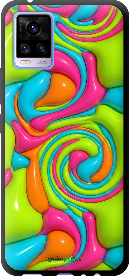 TPU чехол Y2K Jelly Dream для Vivo V20 - 6780b-2127 изображение 