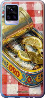 2D пластиковый чехол 'Vintage Sardine Tin Phone' для Vivo V20 изображение 8