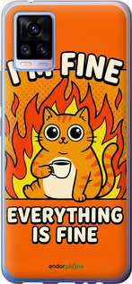 2D пластиковый чехол 'Funny Cat' для Vivo V20 изображение 14