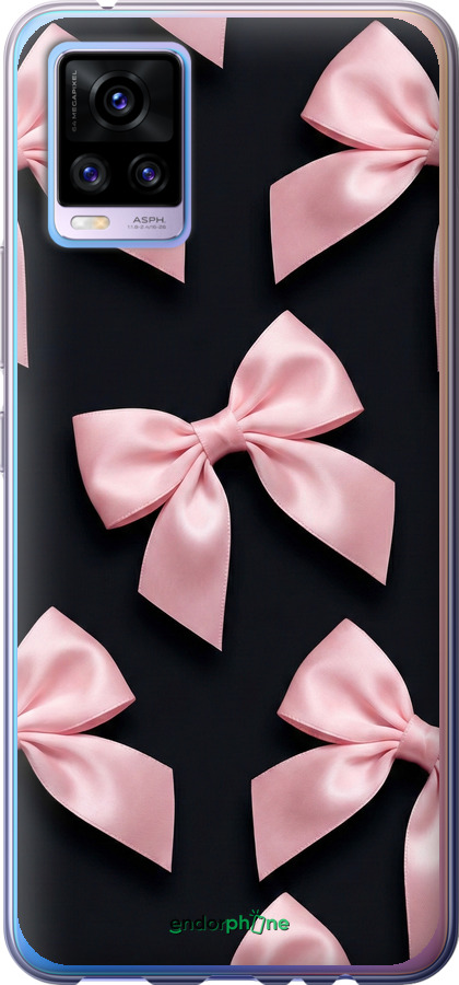2D пластиковый чехол Coquette Ribbons Dark Coquette для Vivo V20 - 6767t-2127 изображение 