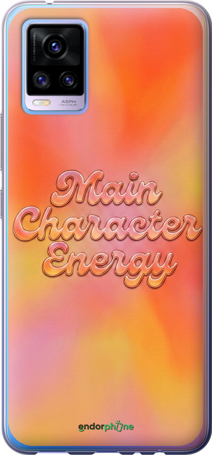 2D пластиковый чехол Aura Gradient Main Character Energy Aesthetic Y2K для Vivo V20 - 6783t-2127 изображение 
