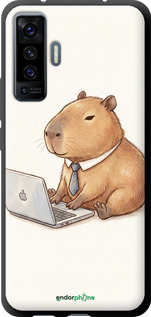 TPU чехол Funny Capybara CEO Working для Vivo X50 - 6777b-1955 изображение 